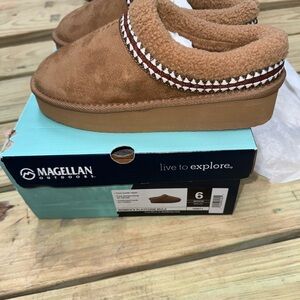 Magellan Outdoors Brown Slip-On Shoes